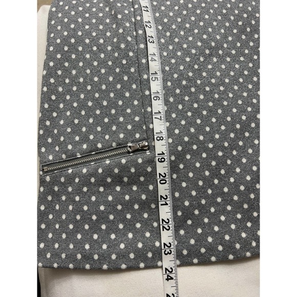 Talbots Zip Pocket Jacquard Top Sparkle Dot 3/4 Sleeve Size SP NWT - Picture 10 of 11